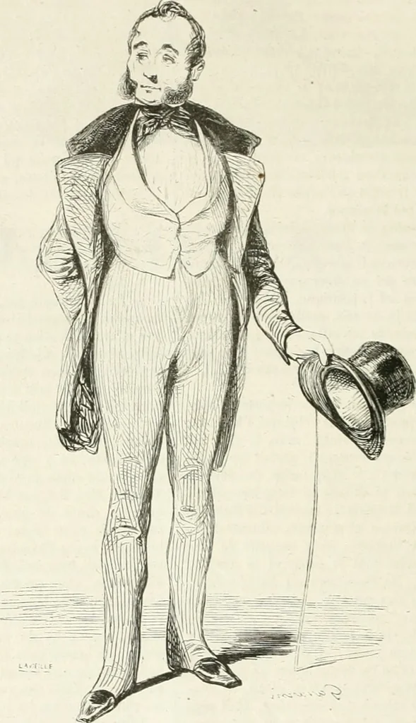 An illustration from Les Français peints par eux-mêmes, 1853, leaf 349