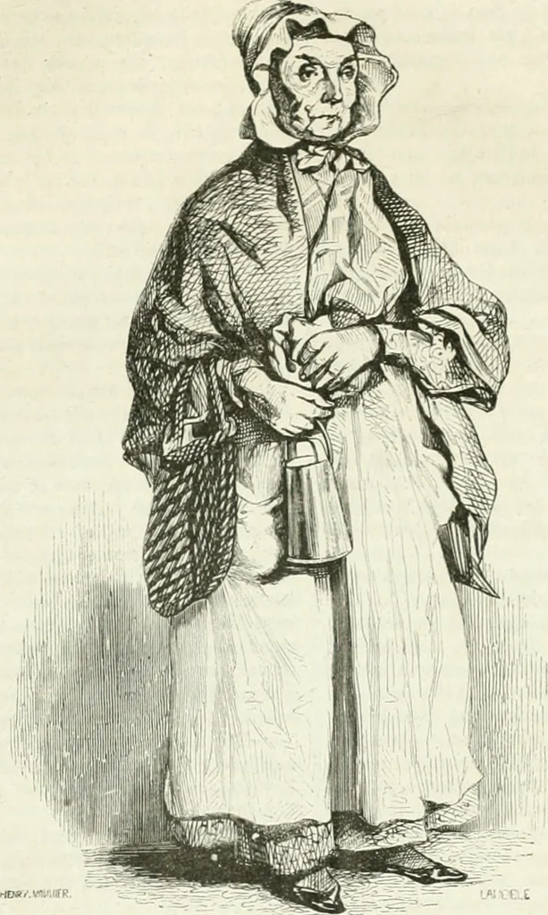 An illustration from Les Français peints par eux-mêmes, 1853, leaf 354