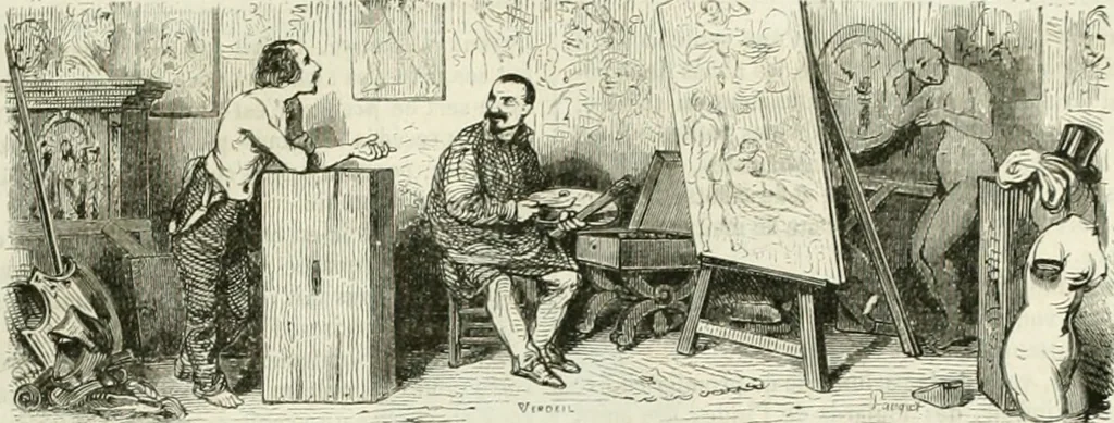 An illustration from Les Français peints par eux-mêmes, 1853, leaf 372