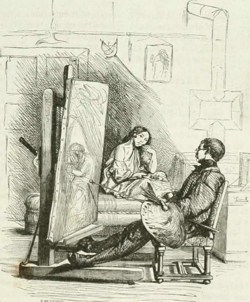 An illustration from Les Français peints par eux-mêmes, 1853, leaf 376