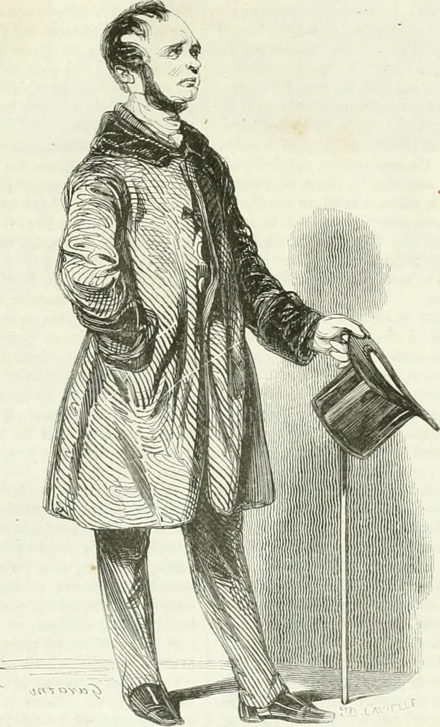 An illustration from Les Français peints par eux-mêmes, 1853, leaf 38