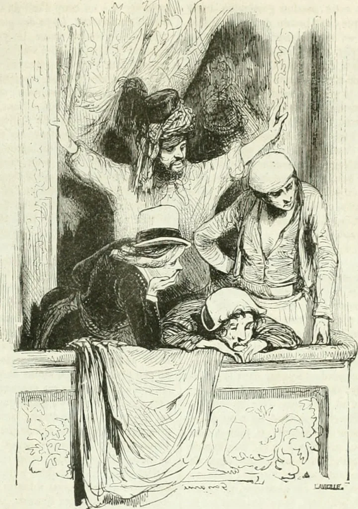 An illustration from Les Français peints par eux-mêmes, 1853, leaf 398