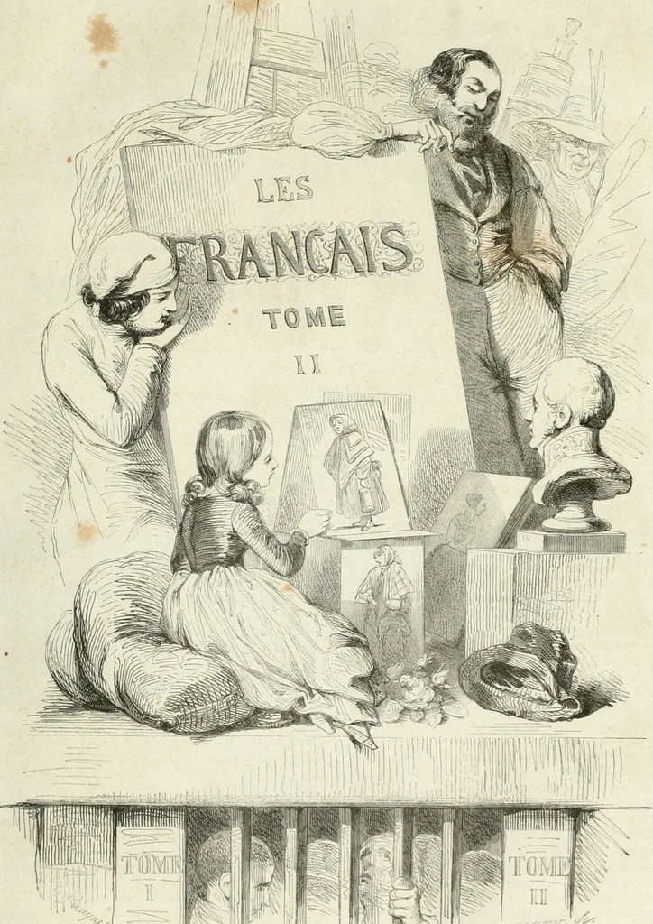 An illustration from Les Français peints par eux-mêmes, 1853, leaf 406