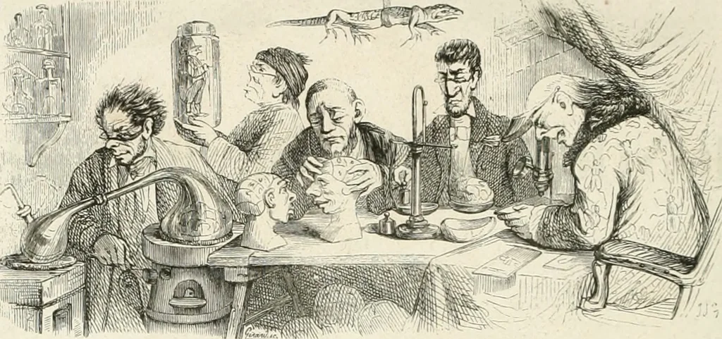 An illustration from Les Français peints par eux-mêmes, 1853, leaf 409