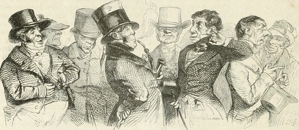 An illustration from Les Français peints par eux-mêmes, 1853, leaf 415
