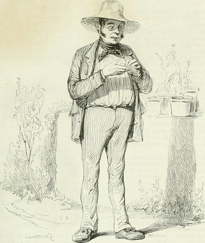 An illustration from Les Français peints par eux-mêmes, 1853, leaf 42