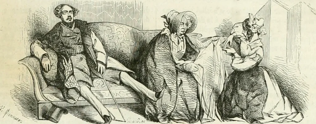 An illustration from Les Français peints par eux-mêmes, 1853, leaf 44