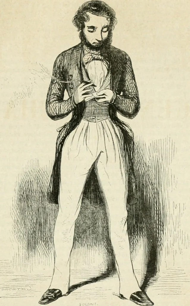 An illustration from Les Français peints par eux-mêmes, 1853, leaf 442