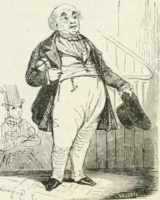 An illustration from Les Français peints par eux-mêmes, 1853, leaf 46