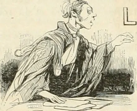 An illustration from Les Français peints par eux-mêmes, 1853, leaf 461