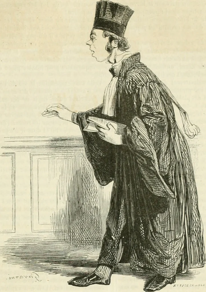 An illustration from Les Français peints par eux-mêmes, 1853, leaf 462