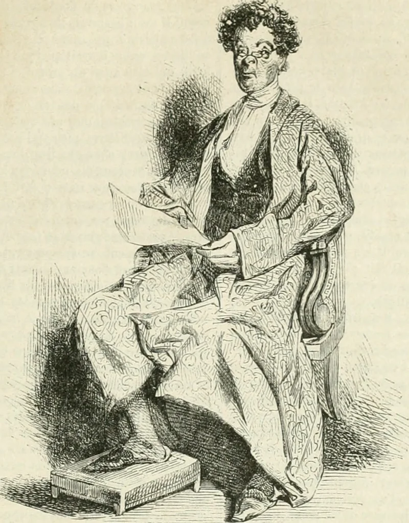 An illustration from Les Français peints par eux-mêmes, 1853, leaf 482