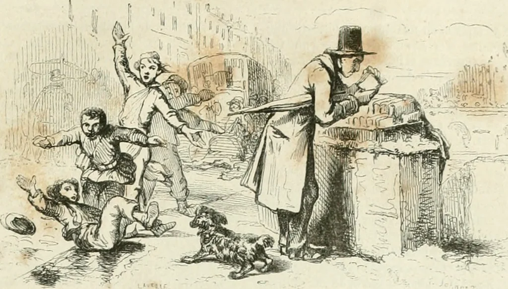 An illustration from Les Français peints par eux-mêmes, 1853, leaf 486