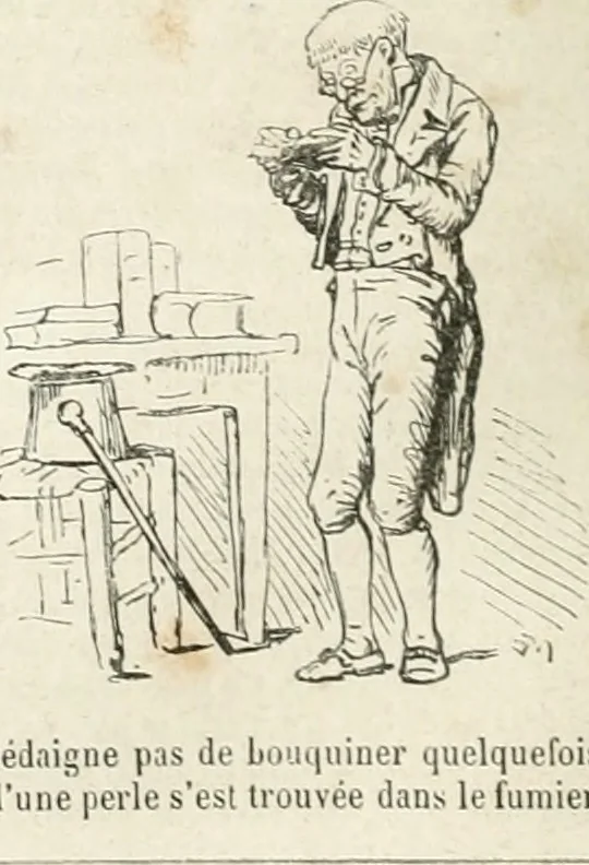 An illustration from Les Français peints par eux-mêmes, 1853, leaf 489
