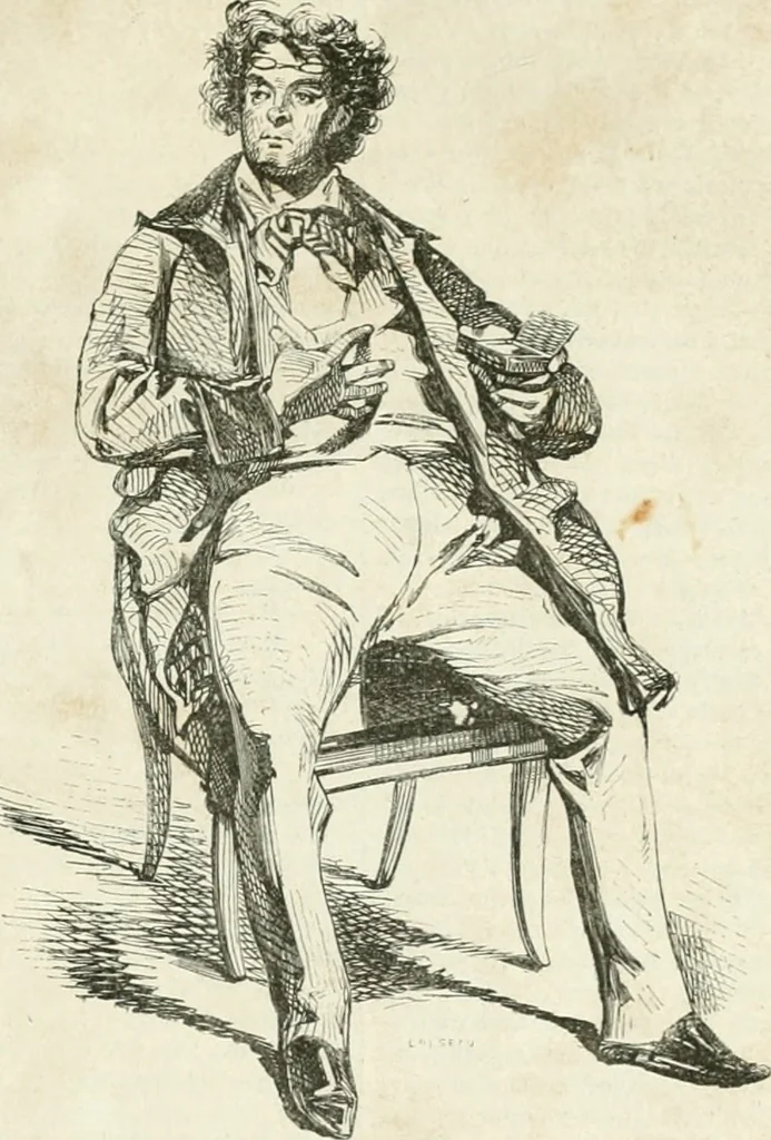 An illustration from Les Français peints par eux-mêmes, 1853, leaf 498