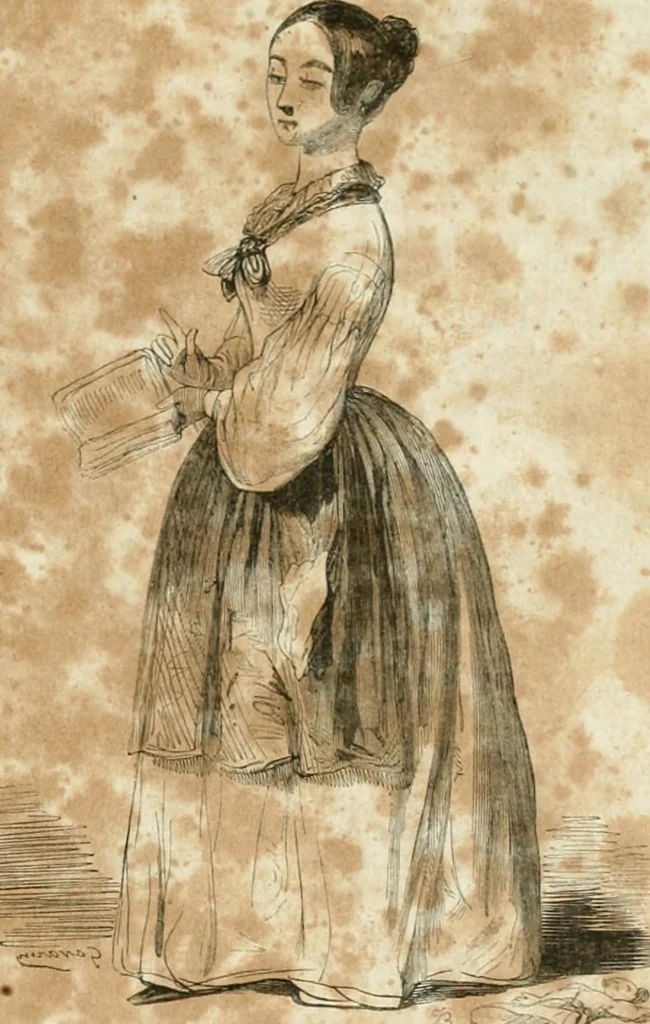 An illustration from Les Français peints par eux-mêmes, 1853, leaf 504