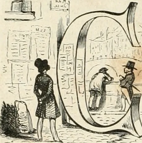 An illustration from Les Français peints par eux-mêmes, 1853, leaf 517