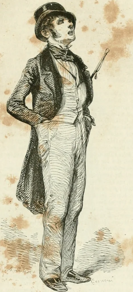 An illustration from Les Français peints par eux-mêmes, 1853, leaf 518