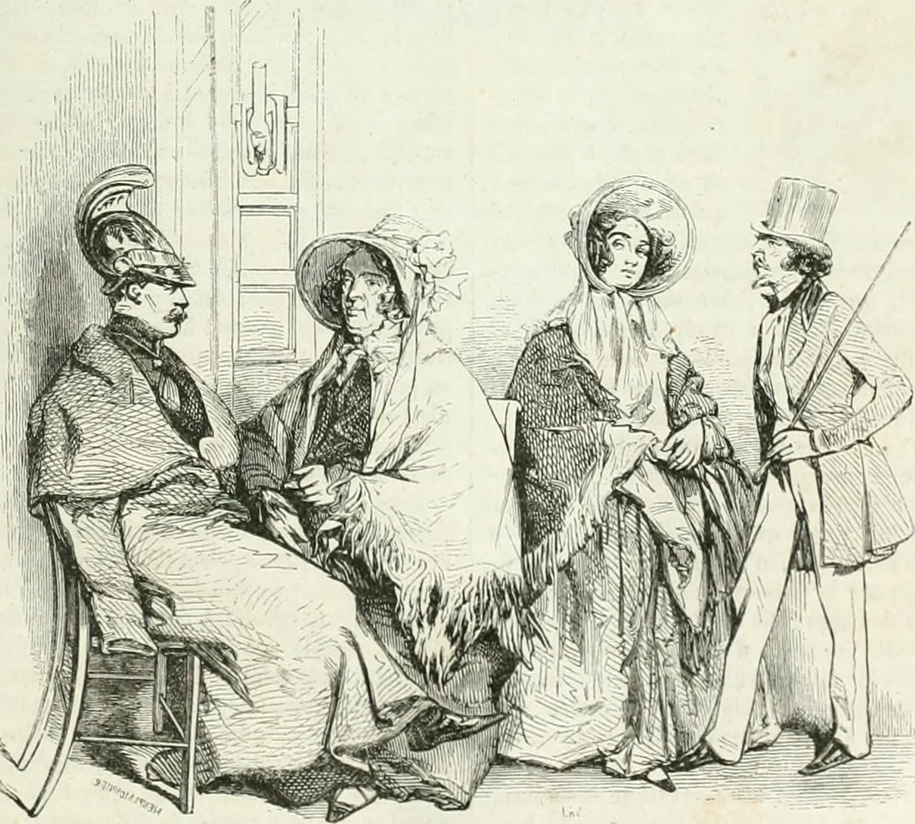 An illustration from Les Français peints par eux-mêmes, 1853, leaf 52