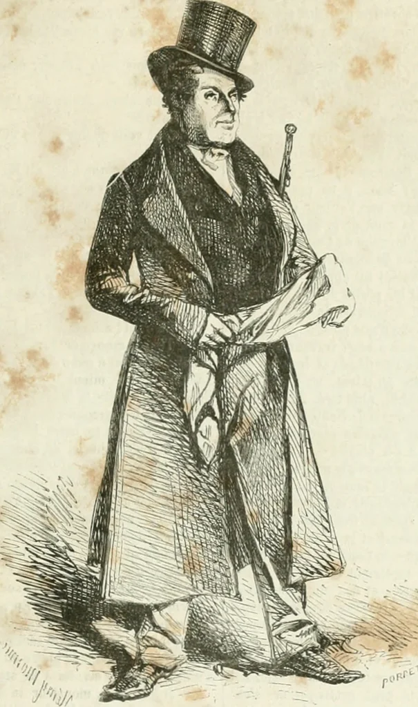 An illustration from Les Français peints par eux-mêmes, 1853, leaf 520