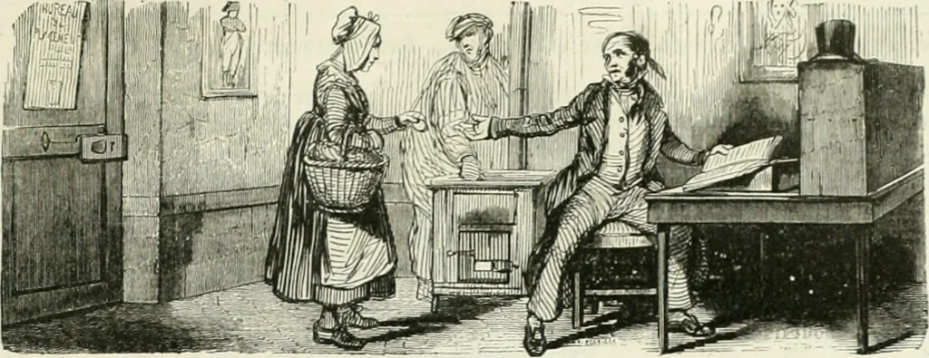 An illustration from Les Français peints par eux-mêmes, 1853, leaf 538