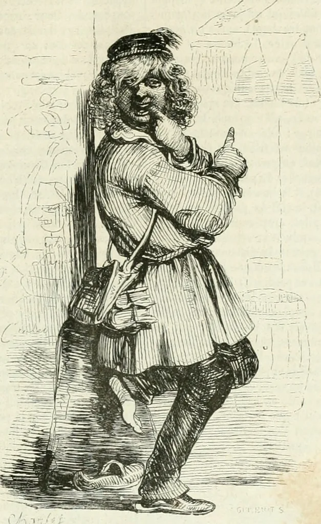 An illustration from Les Français peints par eux-mêmes, 1853, leaf 54