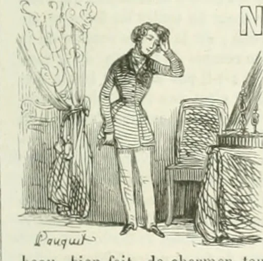 An illustration from Les Français peints par eux-mêmes, 1853, leaf 556