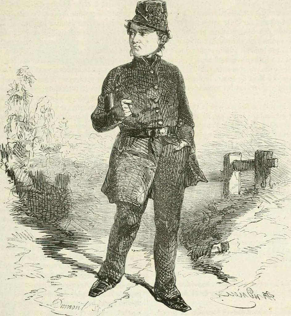 An illustration from Les Français peints par eux-mêmes, 1853, leaf 58
