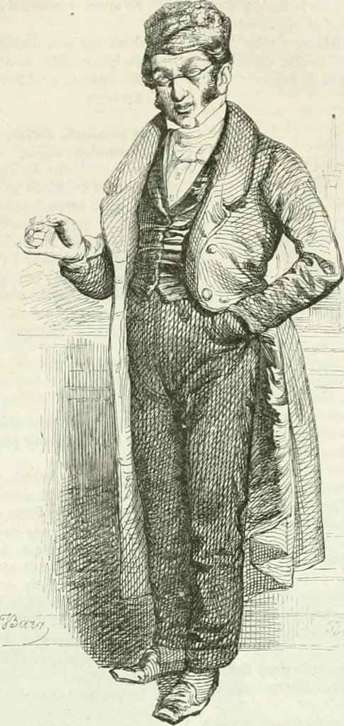 An illustration from Les Français peints par eux-mêmes, 1853, leaf 592