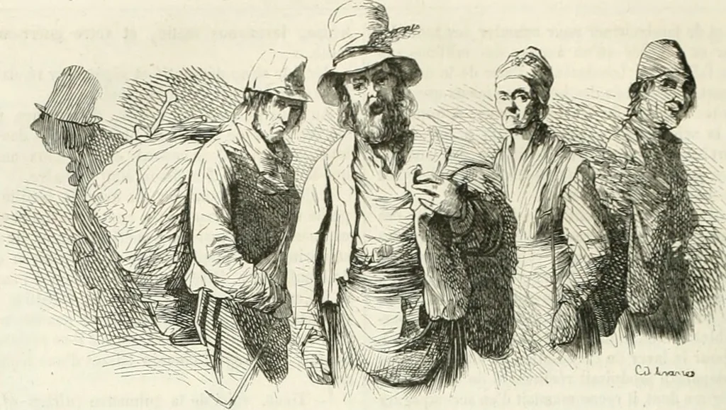 An illustration from Les Français peints par eux-mêmes, 1853, leaf 595