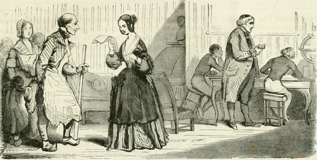 An illustration from Les Français peints par eux-mêmes, 1853, leaf 602