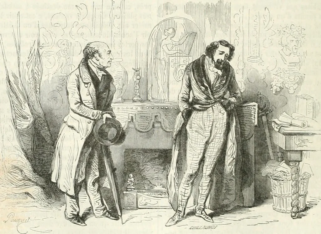 An illustration from Les Français peints par eux-mêmes, 1853, leaf 619