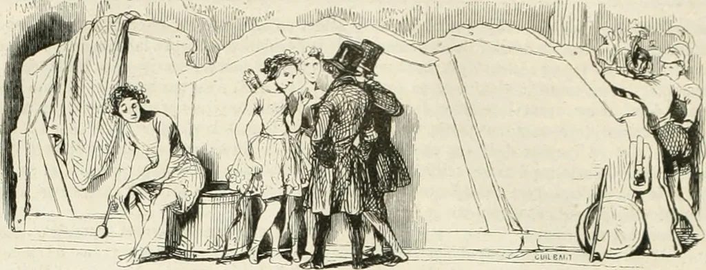 An illustration from Les Français peints par eux-mêmes, 1853, leaf 65