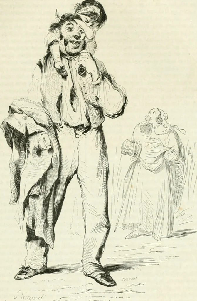 An illustration from Les Français peints par eux-mêmes, 1853, leaf 654
