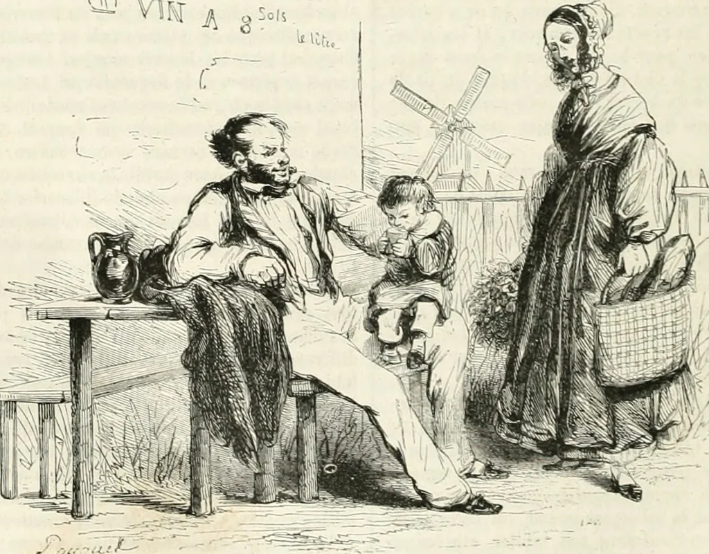 An illustration from Les Français peints par eux-mêmes, 1853, leaf 661