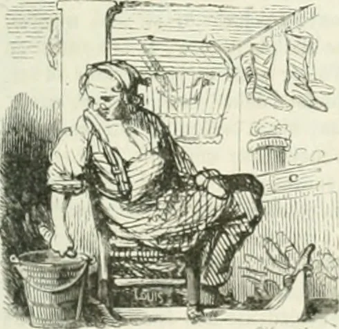 An illustration from Les Français peints par eux-mêmes, 1853, leaf 668
