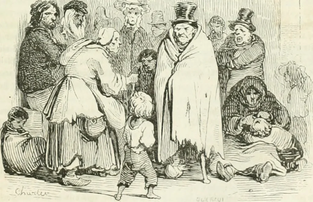 An illustration from Les Français peints par eux-mêmes, 1853, leaf 684