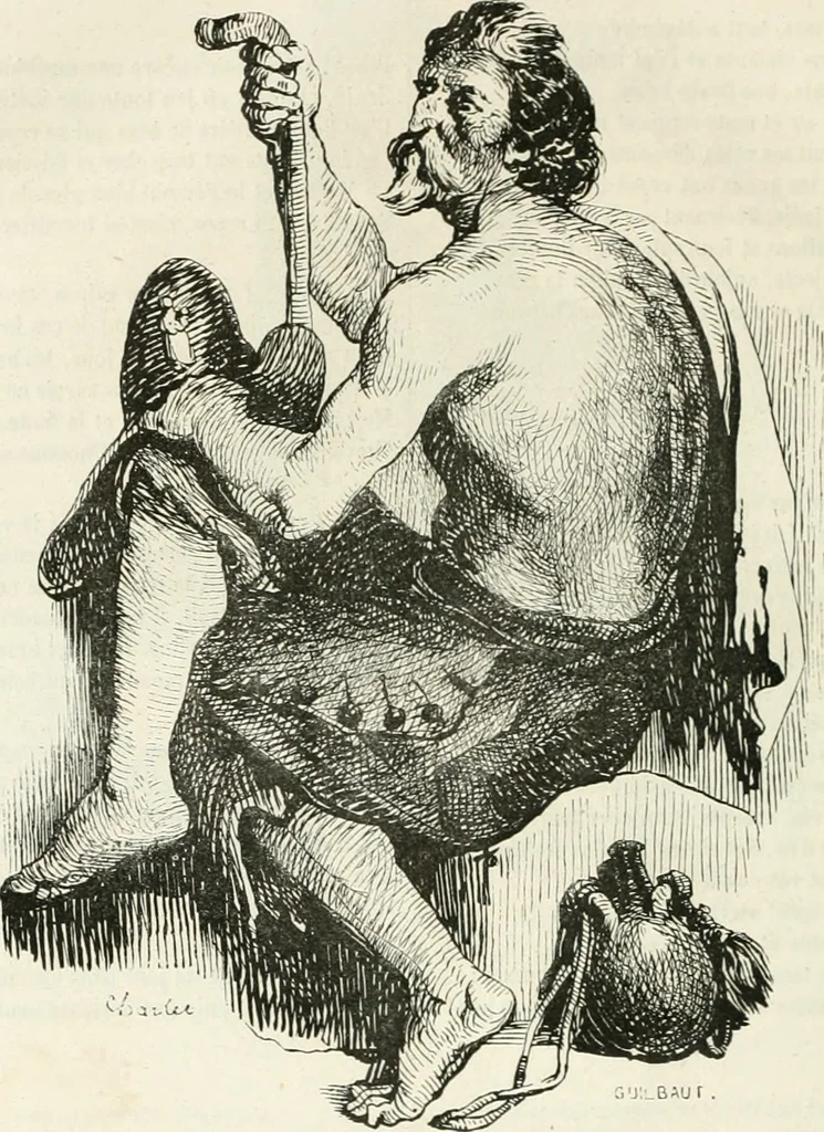 An illustration from Les Français peints par eux-mêmes, 1853, leaf 685