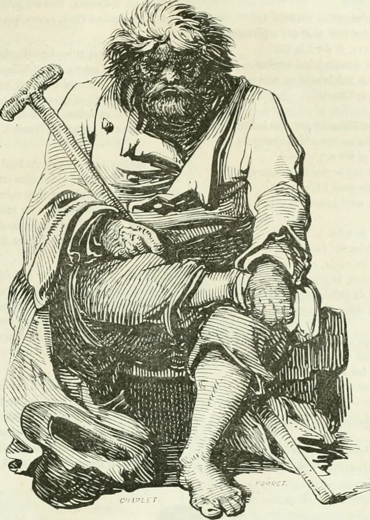 An illustration from Les Français peints par eux-mêmes, 1853, leaf 686