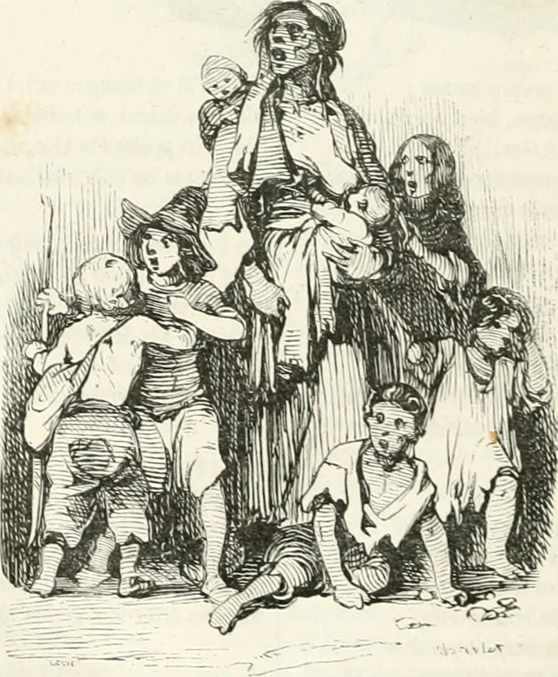 An illustration from Les Français peints par eux-mêmes, 1853, leaf 687