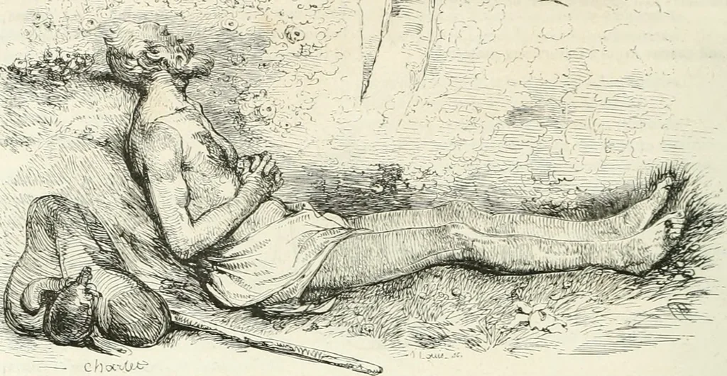 An illustration from Les Français peints par eux-mêmes, 1853, leaf 689