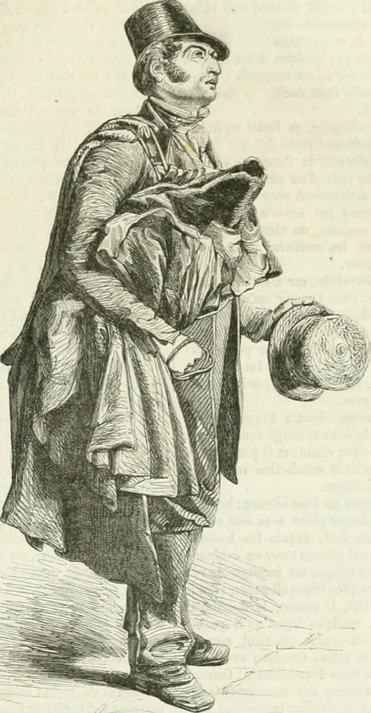An illustration from Les Français peints par eux-mêmes, 1853, leaf 696