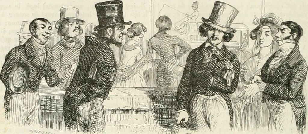 An illustration from Les Français peints par eux-mêmes, 1853, leaf 699