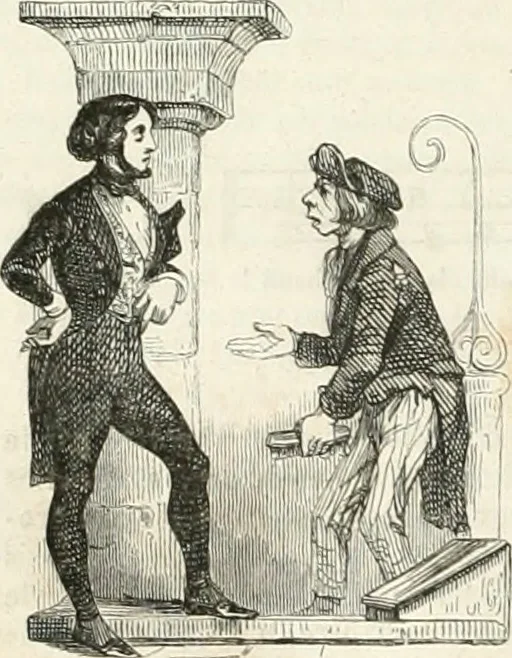 An illustration from Les Français peints par eux-mêmes, 1853, leaf 699