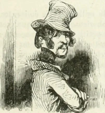 An illustration from Les Français peints par eux-mêmes, 1853, leaf 704
