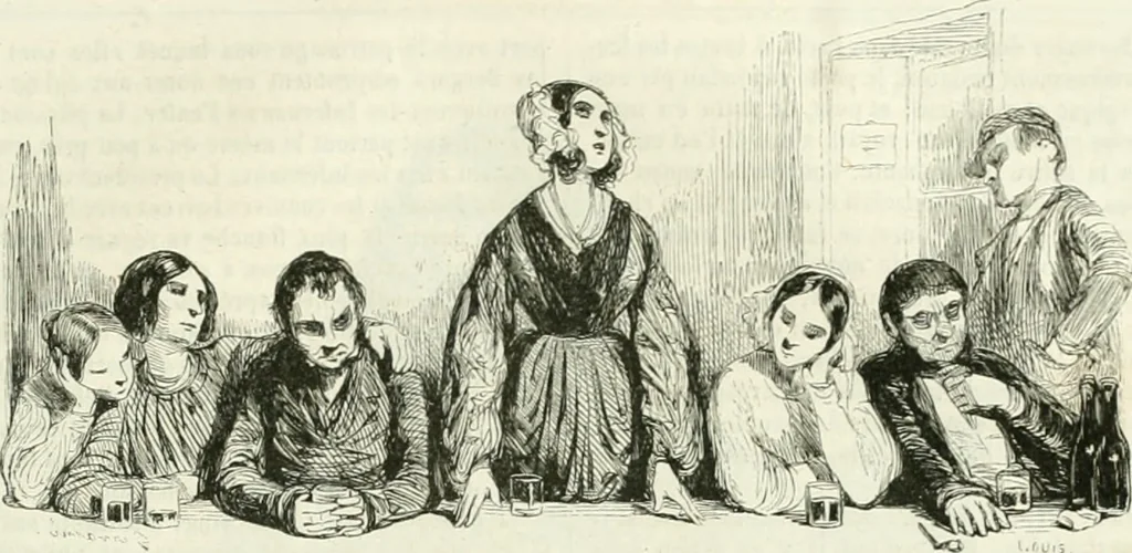 An illustration from Les Français peints par eux-mêmes, 1853, leaf 714