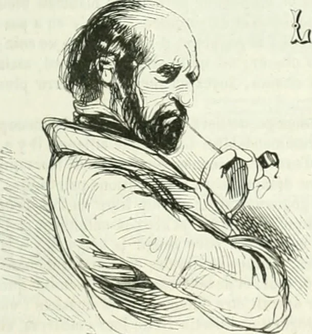An illustration from Les Français peints par eux-mêmes, 1853, leaf 714
