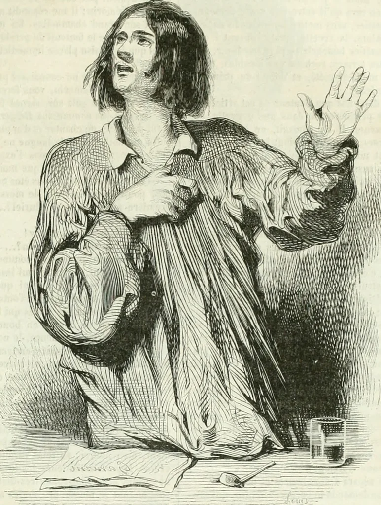 An illustration from Les Français peints par eux-mêmes, 1853, leaf 716