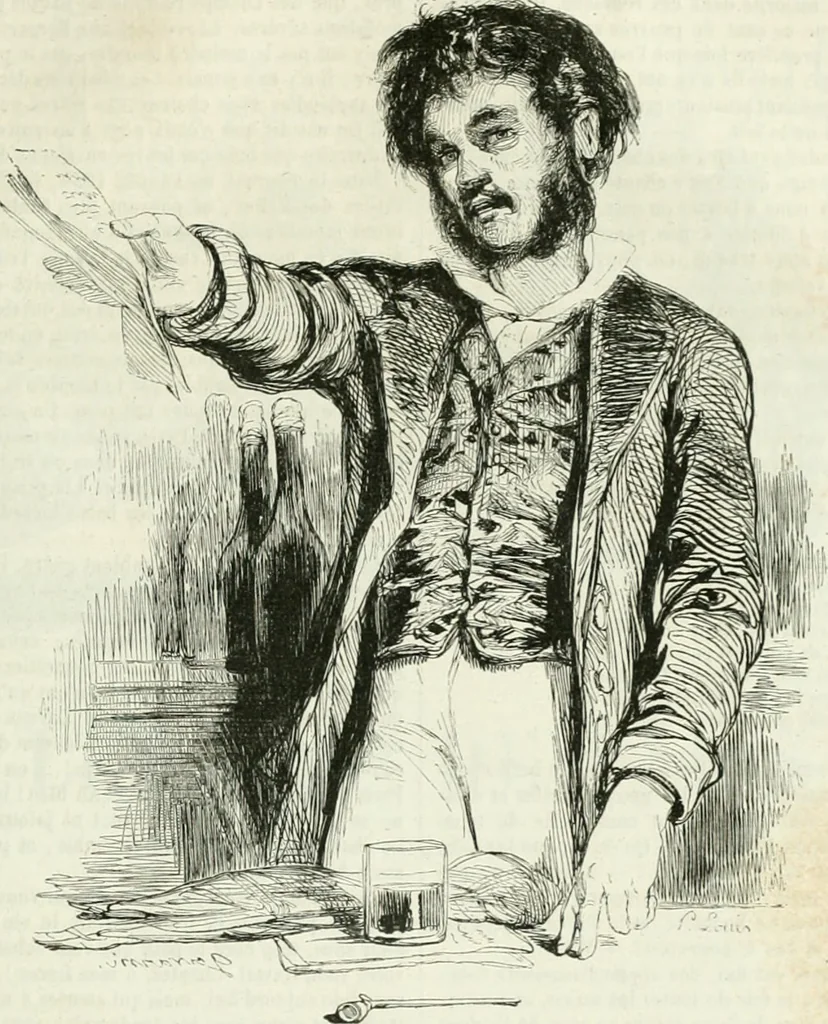 An illustration from Les Français peints par eux-mêmes, 1853, leaf 718