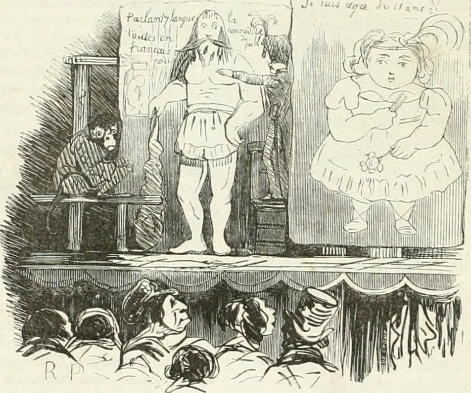 An illustration from Les Français peints par eux-mêmes, 1853, leaf 75